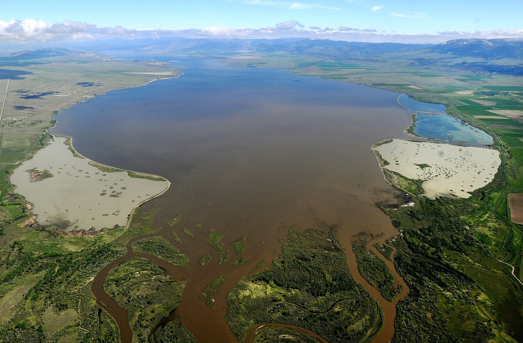 Canyon Ferry aerial